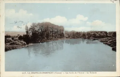La Chapelle-Champigny (Yonne) — As margens da Yonne - A Tijuleira — Foto-Ed. E. Mignon, Nuits-Saint-Martin