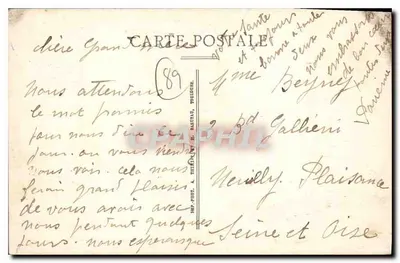 Héry (Yonne) — Uma antiga comporta no Serein — Edit. Vermay, Toulon — Verso