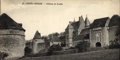 Châtel-Censoir — Castelo de Faulin — editor não identificado, n° de série 48
