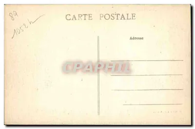 Châtel-Censoir — Castelo de Faulin — editor não identificado, n° de série 48 — Verso