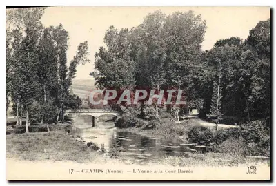 Champs (Yonne) — L'Yonne à la Cour Barrée — JND Jhot