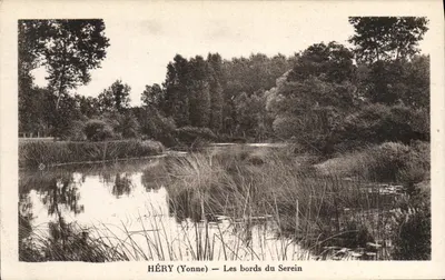HÉRY (Yonne) — As margens do Serein — Edição G. Manévy, Auxerre