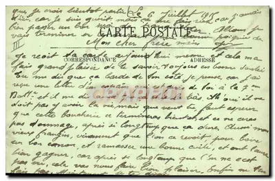Vichy — Rue de Nîmes — La Brasserie Gambrinus — LL. — N° 262 — Rewers