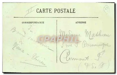 Vichy — Galerie Pokryte i Rue Cunin-Gridaine — I.L. — Rewers