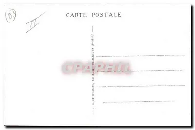 Vichy — Píer da canoagem no Allier — G. D'O. 1658 — Verso