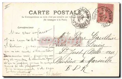 Vichy — Rue de Paris — L.R. 101 — editor HOT — Verso
