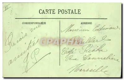 Vichy — A Rue de Nîmes — LL. 53 — Verso