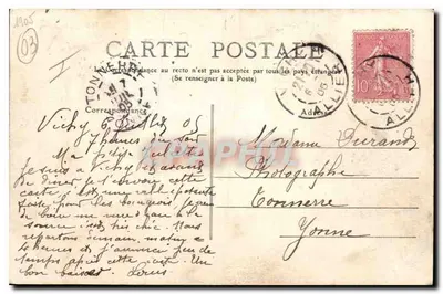 VICHY — Pamiątka z — C&C — Rewers