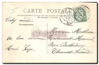 Vichy — Kasyno, Sala Gier — Allier — 185 — Rewers