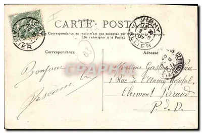 Vichy — Widok z Tarasy Kasyna — Allier - 78 — Allier — Rewers