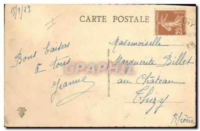 Vichy — Rue Georges-Clemenceau — Wydawnictwo Librairie Chano — Rewers