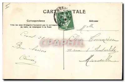 Fonte das Fadas — Arredores de Vichy e Cusset — Allier — 292 — M.T. I.L. — Verso