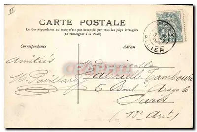 Vichy — A Estação — C.Y.C. n°28 — Verso