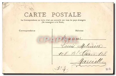 Vichy - A Pastelaria — editor C.V.G. n°38 — Verso