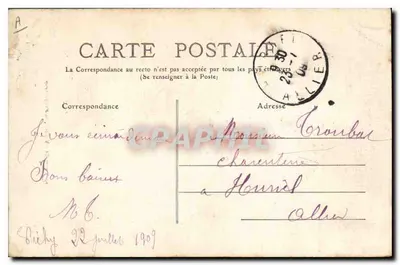Vichy — pastilleria — Allier — 81 — wydawca I.L. — Rewers