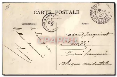 Notre-Dame-du-Laus (Hautes-Alpes) — O Torrent, trilha do Col de l'Ange — Châlets de Théüs — Col de Remollon — Verso