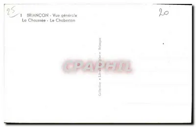 Briançon — Ogólny widok — La Chaussée — Le Chaberton — Rewers