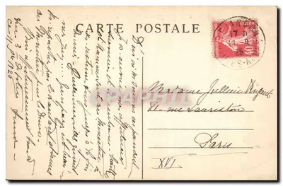 BRIANÇON — Vista geral e a Durance — E.R. — n° 1108 — Verso