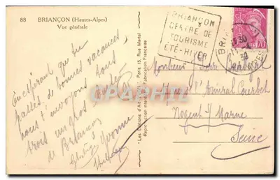 Briançon (Alpi di Haute) — Vista generale — Les Éditions d'Art Martel — Verso