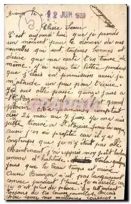 Briançon (1321 m.) — Kaserny przy św. Katarzynie — Wydawca: Les Alpes, n° 107 — Rewers