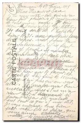 Briancón — Najwyższe miasto — Drukarnia Pap., Chautard, Briancón — Rewers