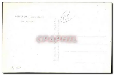 Briançon (Wysokie Alpy) — Ogólny widok — Wydawnictwo Sztuki 'Yvan' Paryż — Rewers