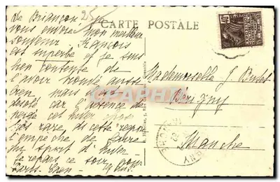 Briançon (1.327 m.) — Zimowe Sporty — wydawca nieznany, nr 8393-2 — Rewers