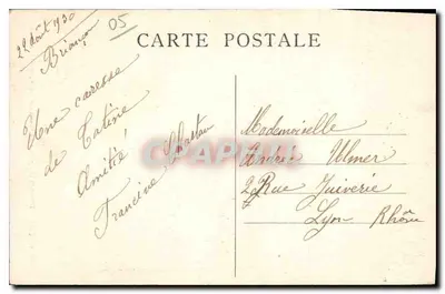 BRIANÇON - Most Baldy nad Cerveysette, wysokość: 80 m. — Pap. Vvo Francon, Bélançon — Rewers