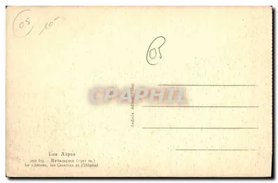 Briancón — Il Castello, le Caserme e l'Ospedale — Andreas, Gap — Verso