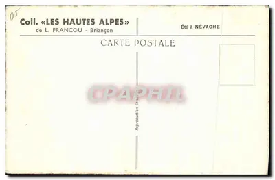 Owce w Wysokich Alpach — Lato w Névache — L. Francou, Briançon — Rewers