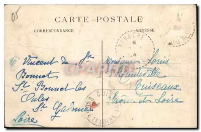 BRIANÇON - Most Baldy nad Cerveyrette - E. B. - n°859 — Rewers