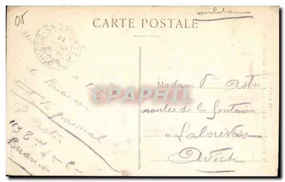 Les Alpes — Briançon (1321 m.) — Le Pont Baldy sur la Cerveyre — n° 1589 — Rewers
