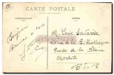 Chaîne de la Meije, blisko Lautaret — V. Tournier, wyd., Gap — nr 15 — Rewers