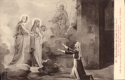Nossa Senhora do Laus — A escolha entre as duas coroas — Editor: P. Passionnantes (Alpes Altos)