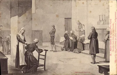 Nossa Senhora do Laus (Alpes Altos) — Cena de penitência — Editor: Alpes Altos, n°25