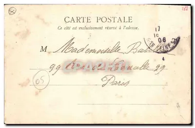 Stara pocztówka Vallouise Ailefroide Vallon Saint Pierre — Rewers