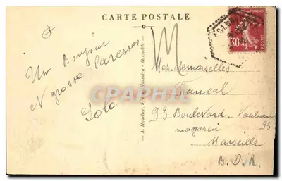 O Lautaret — Chalet Hotel P.L.M. (2108 m.) e a Merje (1982 m.) — Verso