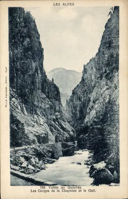 Górze Chapelue i Guil — Dolina Queyras — Mlle Joubert, wyd. Gap, nr 788
