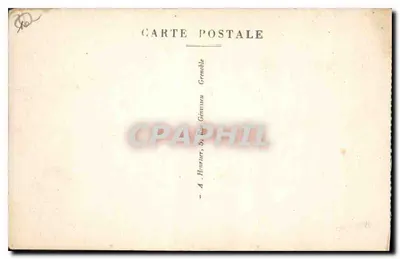 Brançon — O Ponte Baldy sobre a Cerveyrète — editor A. Haortier, Grenoble — Verso