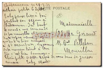 La Grave i łańcuch Meije — Alpy — wydawca Jombert, Gap, n°3 — Rewers