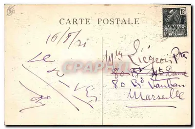 Briançon (1321 m.) — Zamek i brama Pignérol — Papeterie Vve-Françon, Briançon — Rewers