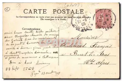 GAP — Plac Liceum, Revue Militaire — H. Gaches, wydawca, Gap - 152 — Rewers