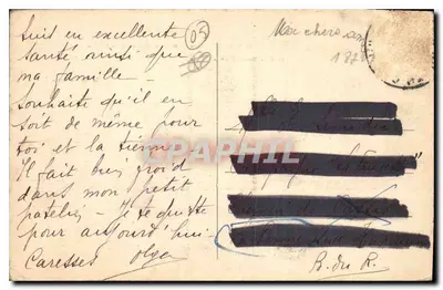 Arredores de Briançon — LA VALLOUISE — O Glaciar Branco — Editor N. C. — N° 29 — Verso