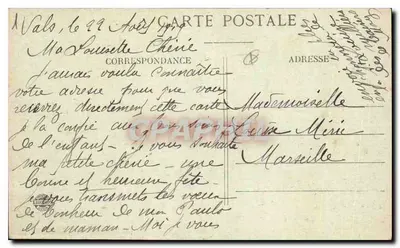Park Źródła Dominique — Paris les Bains — wydawca L'Ardeche Industree — Rewers