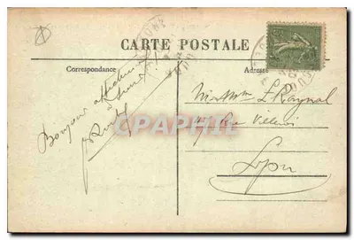 VALS LES BAINS (Ardèche) — O Casino e os Jardins — editor M.B. - Le Puy — Verso
