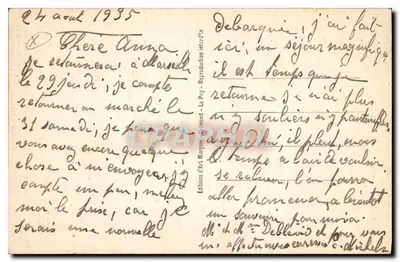 Os rápidos de Eyrieux — vale muito pitoresco através do qual a Cie C.F.D. fez passar sua linha do Vivarais, com muitos trabalhos artísticos — L'Ardèche Illustrée 3784 — Verso