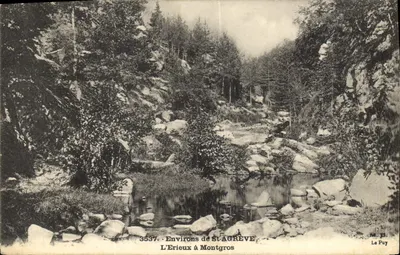 L'Eriieux em Montgros — Arredores de St-AGREVE — M. B. Le Puy