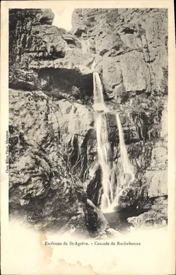 Ao redor de St-Agrève - Cachoeira de Rochebonne — Chuz Miles Picto livraria