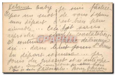 La Louvesc (Ardèche) — Un'Allée del bosco di Versailles — Edizioni d'Arte Wagner, n°7037 — Verso