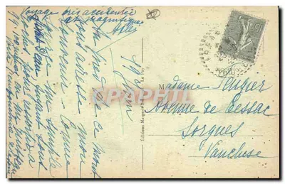 Gerbier des Joncs — Widok z Północy — Les Hautes Cévennes Illustrées 435 — Rewers